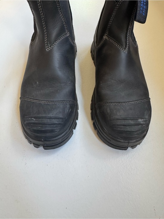 Blundstone 990 Mens Boots 7 Work Safe Steel Toe Slip On Heat Oil Resistant